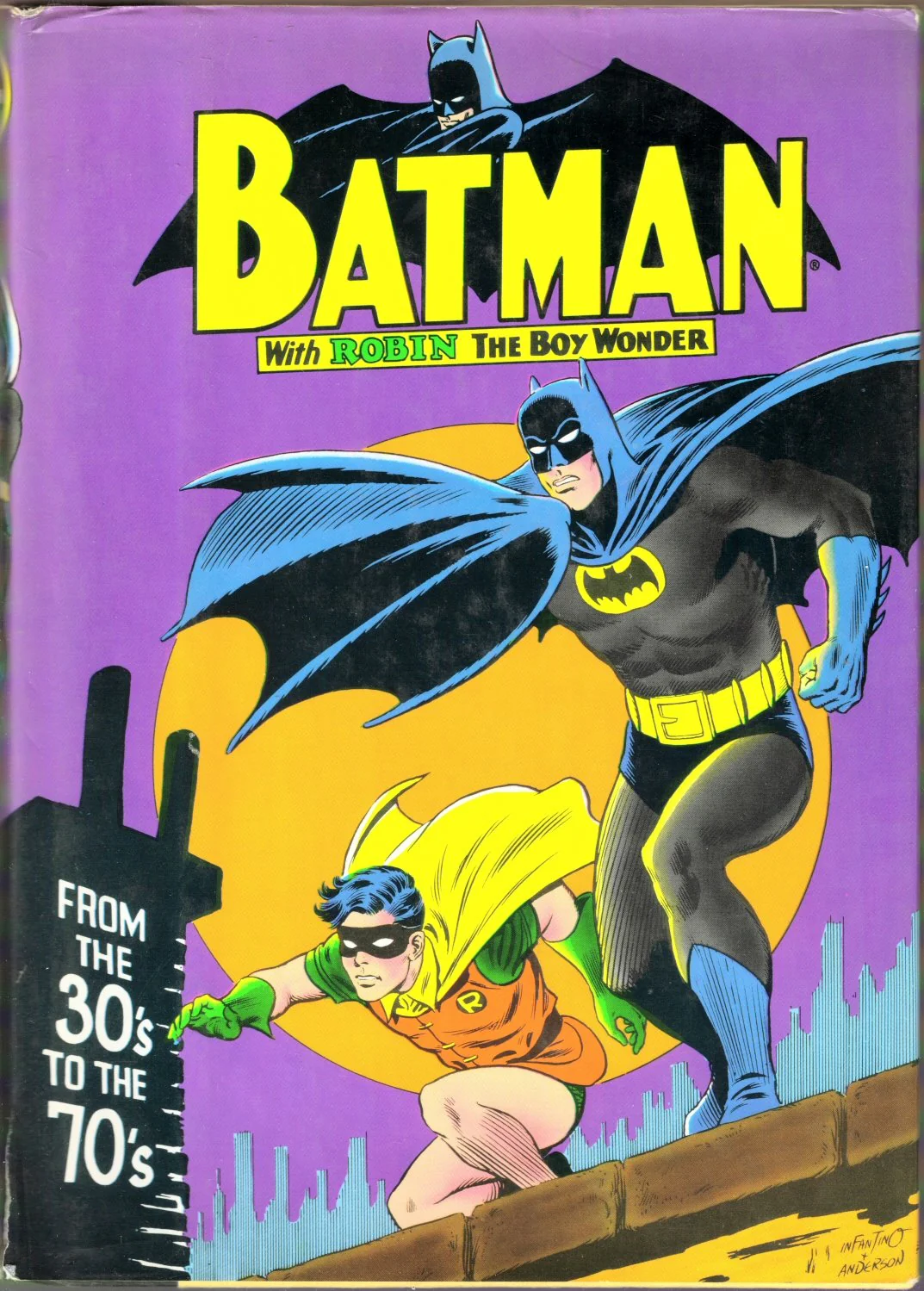 VARIOUS, Batman with Robin the Boy Wonder: From the 30's Through the 70's (Spring Books; , UK ) Book VG+/VG+