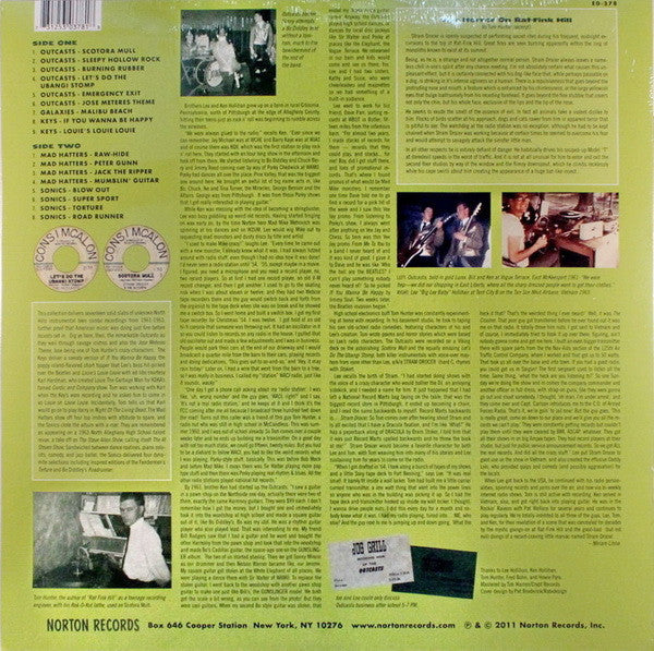VARIOUS, Battle Of Rat Fink Hill (Crude Unissued Pittsburgh Instrumentals 1961-63) (Norton Records; ED-378, US 2011) LP VG+/VG+ - Image 2