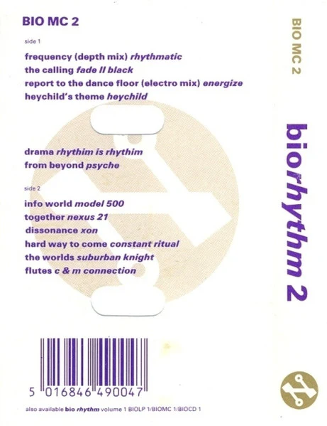VARIOUS, Bio Rhythm 2 - "808 909 1991" (Network Records; BIO MC 2, UK 1990) Cassette VG+/VG+ - Image 2