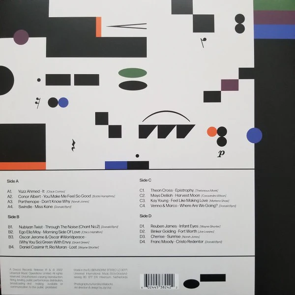 VARIOUS, Blue Note Re:imagined II (Blue Note; 4538242, UK 2022, Die Cut Gatefold Sleeve, 2 Inners, Blue Vinyl) 2xLP NEW/NEW - Image 2