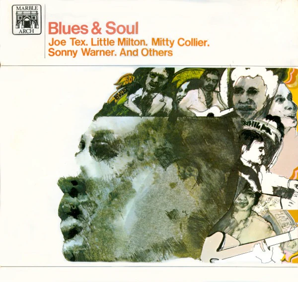 VARIOUS, Blues & Soul (Marble Arch; MAL 664, UK 1966, Laminated Flipback Sleeve, Mono) LP VG+/VG