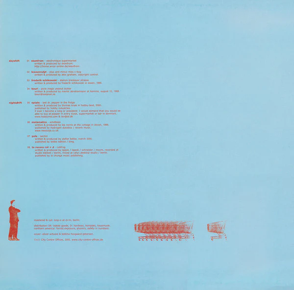 VARIOUS, Cashier Escape Route (City Centre Offices; Towerblock002, Germany 2000, Picture Sleeve) LP VG/VG - Image 2