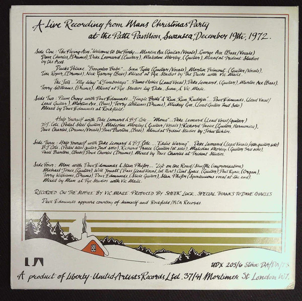 VARIOUS, Christmas At The Patti (United Artists Records; UDX 205/6, UK 1973, Gatefold) 2x10" VG/VG - Image 2
