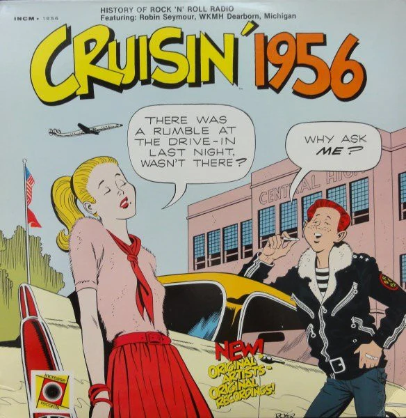 VARIOUS, Cruisin' 1956 (Increase Records Blue Labels; INCM 1956, US 1986 Reissue) LP VG/VG