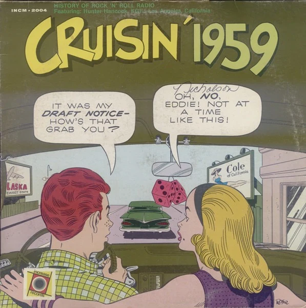 VARIOUS, Cruisin' 1959 (Increase Records; INCM 2004, US 1983 Reissue, No Barcode) LP VG/VG