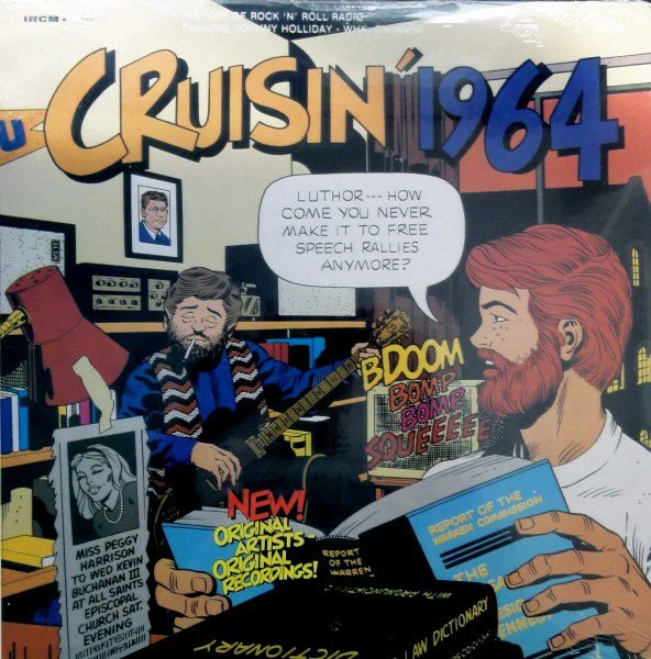 VARIOUS, Cruisin' 1964 (Increase Records Blue Labels; INCR 1964, US 1986 Reissue, Barcode) LP VG/VG