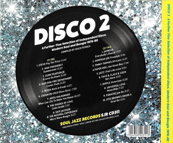 VARIOUS, Disco 2 (A Further Fine Selection Of Independent Disco, Modern Soul & Boogie 1976-80) (Soul Jazz Records; SJR CD311, UK 2015, Six Panel Foldout Sleeve) 2xCD M/M - Image 2