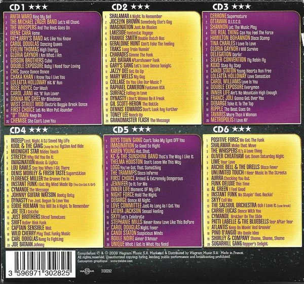 VARIOUS, Disco Funk (Wagram Music; 3130282, France 2008, Box Set, Digipak) 6xCD VG+/EX - Image 2