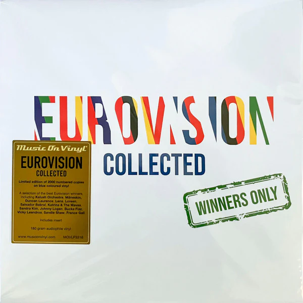VARIOUS, Eurovision Collected: Winners Only (Music On Vinyl; MOVLP3316, Europe 2023, Insert, Blue Vinyl, Numbered) 2xLP VG/EX
