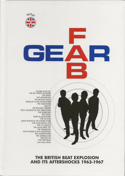 VARIOUS, Fab Gear (The British Beat Explosion And Its Aftershocks 1963-1967) (RPM Records; RPMBX541, UK 2018, Box Set, Booklet) 6xCD VG+/VG+