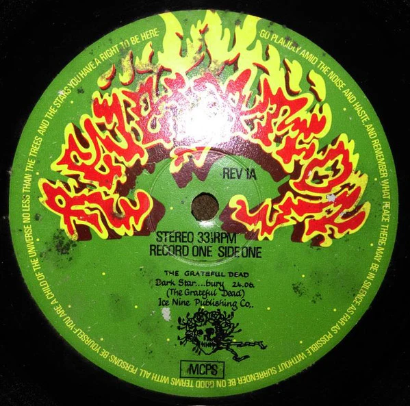 VARIOUS, Glastonbury Fayre (Revelation; REV1/2/3, UK 1972, Fold Out Sleeve, No Plastic Outer, No Inserts, No Booklet, No Dome, No Pyramid, Variant 3 Labels : No Date Under the Catalogue Numb 3xLP VG/VG - Image 3