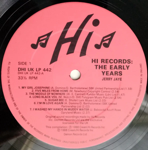 VARIOUS, Hi Records - The Early Years: Vol. 2 (Hi Records; DHI UK LP 442, UK 1988, Gatefold) 12" VG/EX - Image 3