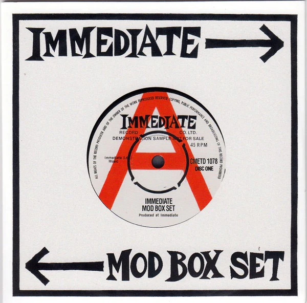 VARIOUS, Immediate Mod Box Set (Castle Music; CMETD 1078, UK 2005, Box Set, Booklet, Sanctuary Records/www.vdcgroup.com) 3xCD VG+/VG+ - Image 3