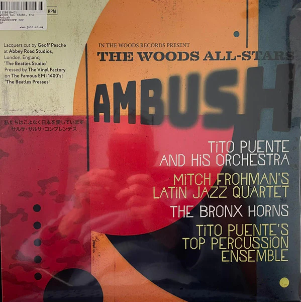 VARIOUS, In The Woods Records Present The Woods All-Stars - Ambush (In The Woods Records; INWOODCOMP002, UK 2025, Clear Vinyl) LP VG+/VG+