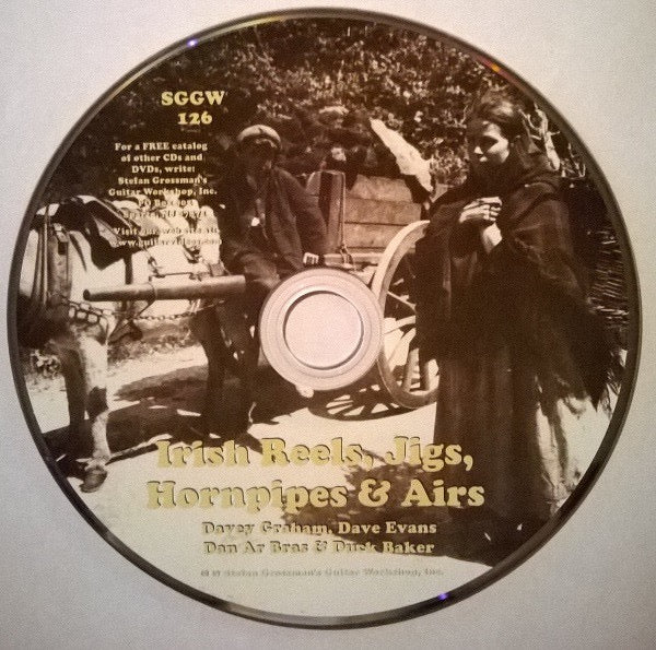 VARIOUS, Irish Reels, Jigs, Hornpipes And Airs (Stefan Grossman's Guitar Workshop; SGGW126, US 2009 Reissue, Jewel Case) CD VG+/VG+ - Image 3