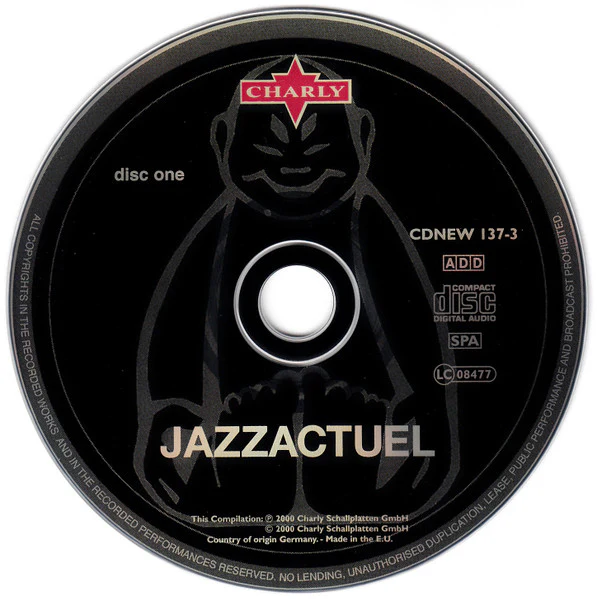 VARIOUS, Jazzactuel (Charly Records; CDNEW 137-3, Germany 2000, Box Set, Booklet) 3xCD VG+/VG+ - Image 3