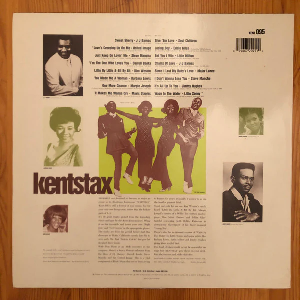 VARIOUS, Kentstax (Kent Records; KENT 095, Germany 1989, Picture Sleeve) LP VG/VG - Image 2