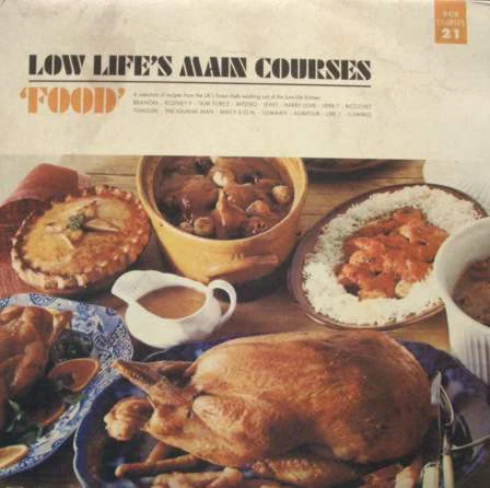 VARIOUS, Lowlife's Main Courses 'Food' (Low Life Records; LOW 21 LP, UK 2003) 2xLP VG/VG+