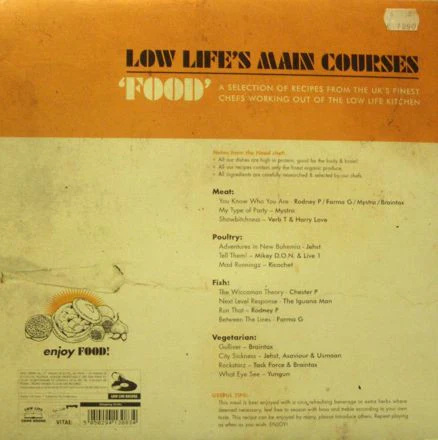 VARIOUS, Lowlife's Main Courses 'Food' (Low Life Records; LOW 21 LP, UK 2003) 2xLP VG/VG+ - Image 2