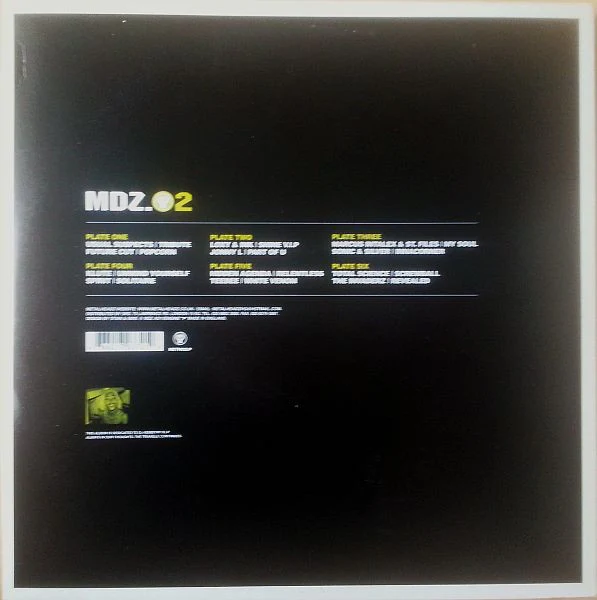 VARIOUS, MDZ.02 The Album (Metalheadz; METH02LP, UK 2002, Black Inners) 6x12" VG/VG - Image 2