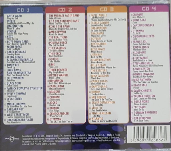 VARIOUS, Mega Disco (Wagram Music; 3134932 - 312862, France 2007, Fatbox Double Case) 4xCD VG+/VG+ - Image 2