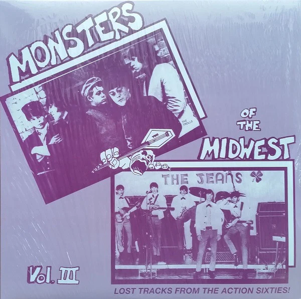 VARIOUS, Monsters Of The Midwest Vol. III (Lost Tracks From The Action Sixties!) (Cavern; CAVE-3, US 2011 Reissue, Unofficial Compilation ) LP VG+/VG+
