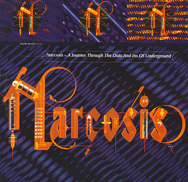 VARIOUS, Narcosis - A Journey Through The Outs And Ins Of Underground (Guerilla ; GRLP 009, UK 1993) 2xLP VG/VG