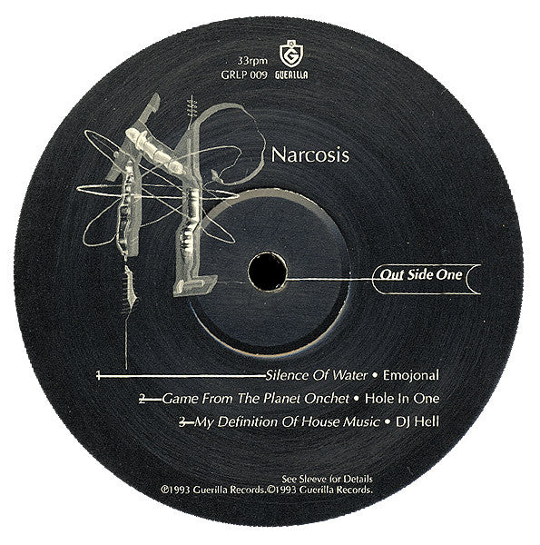 VARIOUS, Narcosis - A Journey Through The Outs And Ins Of Underground (Guerilla ; GRLP 009, UK 1993) 2xLP VG/VG - Image 3