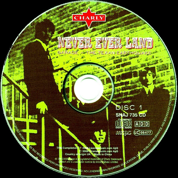 VARIOUS, Never Ever Land (83 Texan Nuggets From International Artists Records 1965-1970) (Charly Records; SNAJ 735 CD, UK 2008, Box Set, Booklet & Inners) 3xCD VG/VG - Image 3