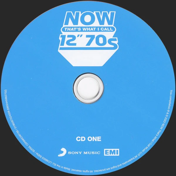 VARIOUS, Now That's What I Call 12" 70s (Sony Music; CDNNNOW130, Europe 2022, Quadruple Fold Over Sleeve) 4xCD VG+/VG+ - Image 3