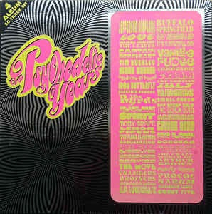 VARIOUS, Psychedelic Years (Knight Records; PSDLP 47003, UK 1990, Box Set, Insert) 4xLP VG/VG
