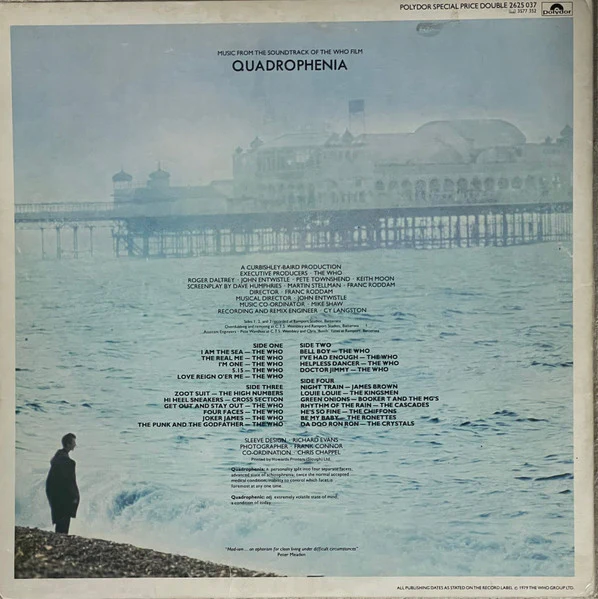 VARIOUS, Quadrophenia (Music From The Soundtrack Of The Who Film) (Polydor; 2625 037, UK 1979, Gatefold, 2 Inners) 2xLP VG/VG - Image 2