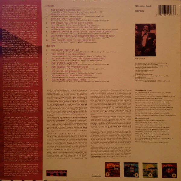 VARIOUS, Rainbow Road - Rare Soul From The Quinvy/Broadway Sound Studio - Volume 5 (Charly R&B; CRB1225, Europe 1989), SALE - Up to 50% Off the Original Price  LP VG+/VG+ - Image 2