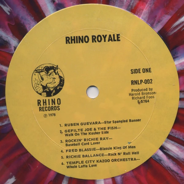 VARIOUS, Rhino Royale (Rhino Records; RNLP 002, US 1978, Splatter Vinyl ), SALE - Up to 50% Off the Original Price LP VG+/VG+ - Image 3