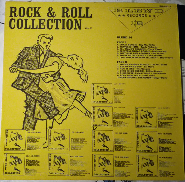 VARIOUS, Rock & Roll Collection Vol. 14 (Blend; BLR 82014, Belgium 1985) LP VG/VG - Image 2