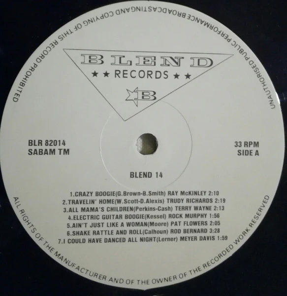 VARIOUS, Rock & Roll Collection Vol. 14 (Blend; BLR 82014, Belgium 1985) LP VG/VG - Image 3