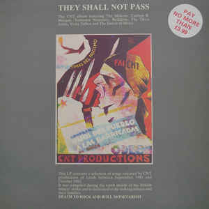VARIOUS (SISTERS OF MERCY, THREE JOHNS, MEKONS, REDSKINS ETC), They Shall Not Pass (Abstract Sounds; AABT 400, UK 1985) LP VG+/VG