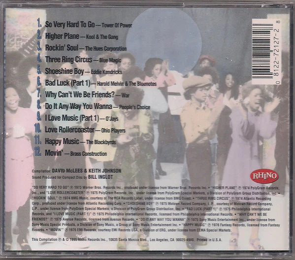VARIOUS, Soul Hits Of The '70s - Didn't It Blow Your Mind, Vol. 17 (Rhino Records; R2 72127, US 1995) CD VG+/VG+ - Image 2