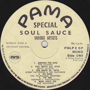 VARIOUS, Soul Sauce (Pama; PMLP8 SP, UK 1968, Plain sleeve) LP /G+