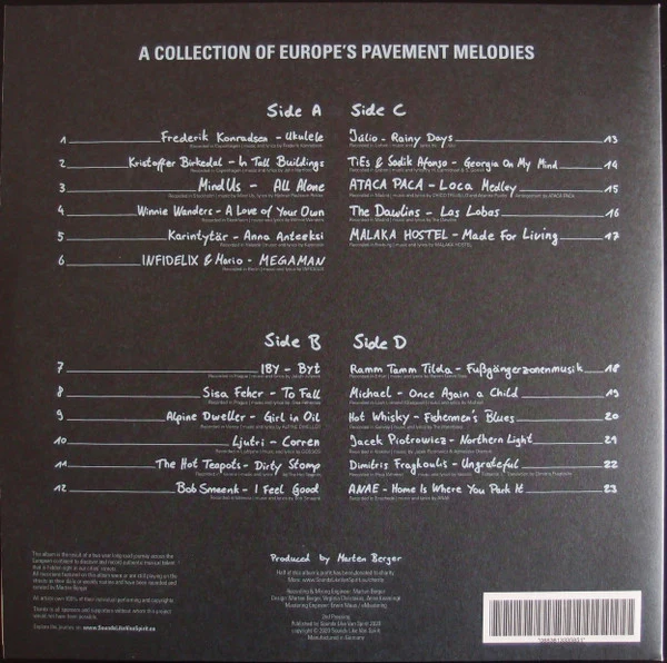 VARIOUS, Sounds Like Van Spirit - A Collection Of Europe's Pavement Melodies (Sounds Like Van Spirit; none, Germany 2020 Reissue, Gatefold), SALE - Up to 50% Off the Original Price 2xLP EX/EX - Image 2