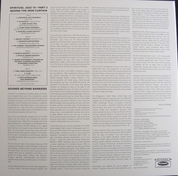 VARIOUS, Spiritual Jazz 18: Behind The Iron Curtain (Part 2) (Jazzman; JMANLP 149, UK 2025, Gatefold), SALE - Up to 50% Off the Original Price 2xLP NEW/NEW - Image 2