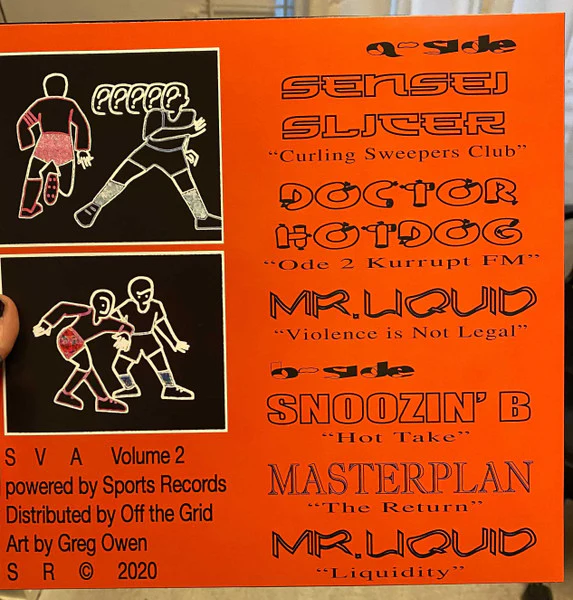 VARIOUS, Sports V.A. Vol.2 (SPORTS Records; SVA02, US 2021, Picture Sleeve) 12" VG/VG - Image 2