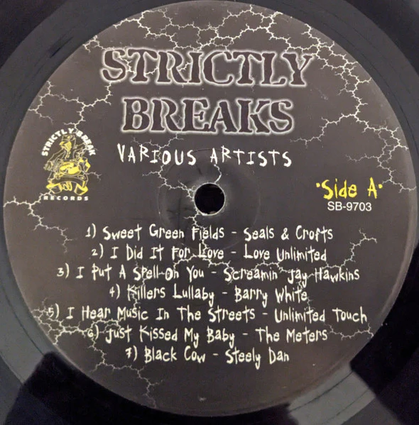 VARIOUS, Strictly Breaks 3 (Strictly Breaks; SB9703, US 1997, Picture sleeve) LP EX/VG - Image 3
