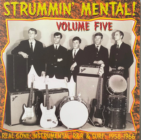 VARIOUS, Strummin' Mental! Volume Five - Real Gone Instrumental R&R & Surf: 1958-1966 (Link Wraycords; LR-1965, US 2006) LP VG+/VG+