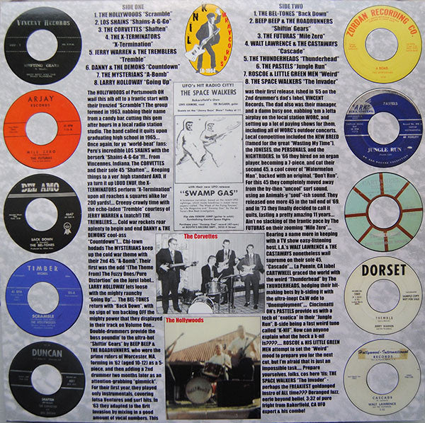 VARIOUS, Strummin' Mental! Volume Four - Real Gone Instrumental R&R & Surf: 1958-1966 (Link Wraycords; LR-1964, US 2006) LP VG+/VG+ - Image 2
