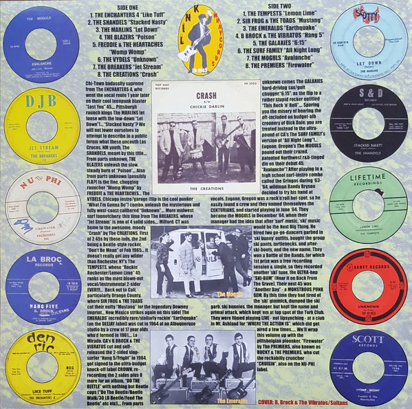 VARIOUS, Strummin' Mental! Volume Three - Real Gone Instrumental R&R & Surf: 1958-1966 (Link Wraycords; LR-1963, US 2006) LP VG+/VG+ - Image 2