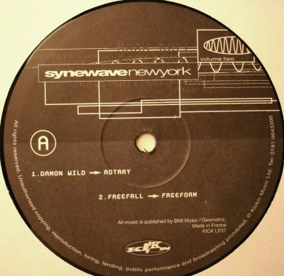 VARIOUS, Synewave New York Volume Two (Kickin Records ; KICK LP37, UK 1996, Picture Sleeve) 2xLP G+/VG