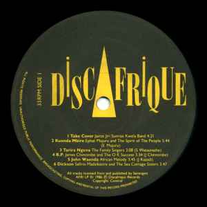 VARIOUS, Take Cover! (Zimbabwe Hits) (Discafrique; AFRI LP 01, UK 1986) LP VG+/VG - Image 3
