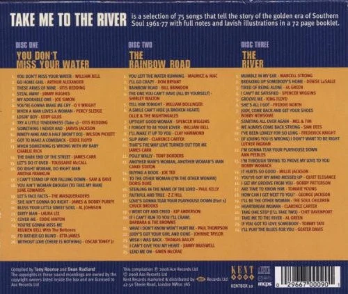VARIOUS, Take Me To The River - A Southern Soul Story 1961-1977 (Kent Soul; KENTBOX 10, UK 2008, Box Set, Hardback Book In Outer Slipcase) 3xCD VG+/VG+ - Image 2