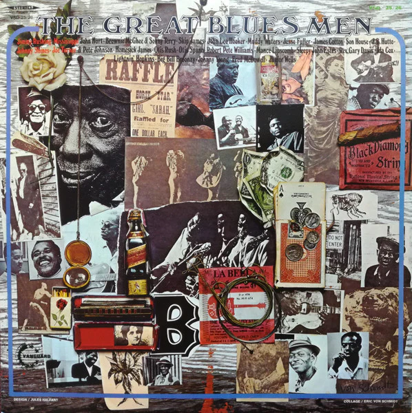 VARIOUS, The Great Blues Men (Vanguard; VSD 25/26, France 1972, Gatefold) 2xLP VG/VG+